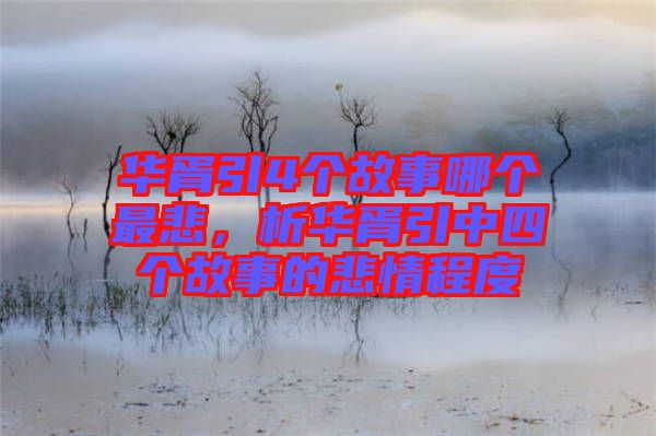 華胥引4個(gè)故事哪個(gè)最悲,析華胥引中四個(gè)故事的悲情程度