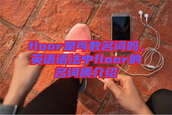 floor是可數名詞嗎,英語語法中floor的名詞質介紹