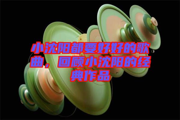 小沈陽都要好好的歌曲,回顧小沈陽的經(jīng)典作品