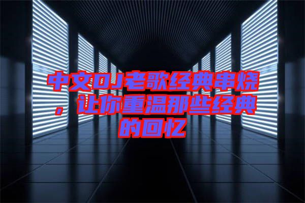 中文DJ老歌經典串燒,讓你重溫那些經典的回憶
