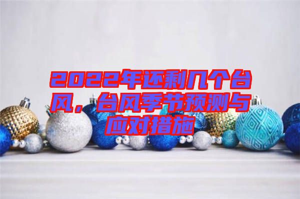 2022年還剩幾個臺風(fēng),臺風(fēng)季節(jié)預(yù)測與應(yīng)對措施