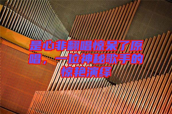 是心非翻唱驚呆了原唱，一位神秘歌手的驚艷演繹
