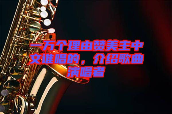 一萬個理由贊美主中文誰唱的,介紹歌曲演唱者