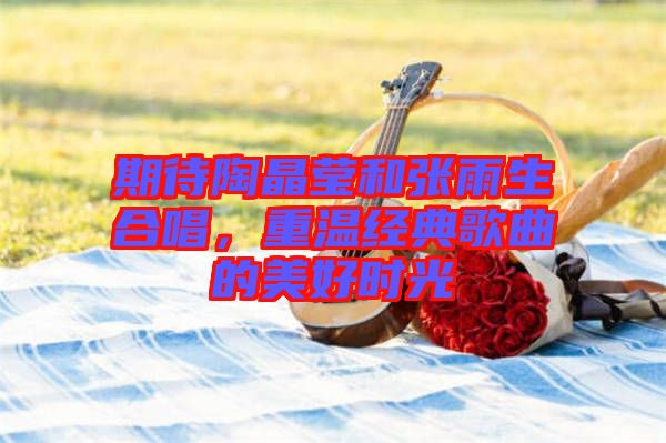 期待陶晶瑩和張雨生合唱,重溫經(jīng)典歌曲的美好時(shí)光