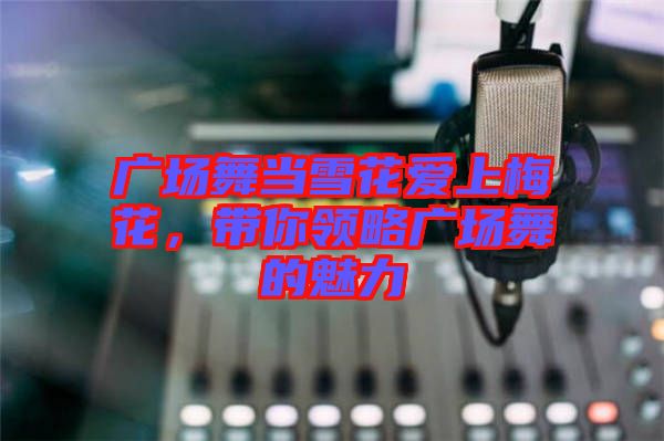 廣場舞當雪花愛上梅花,帶你領略廣場舞的魅力
