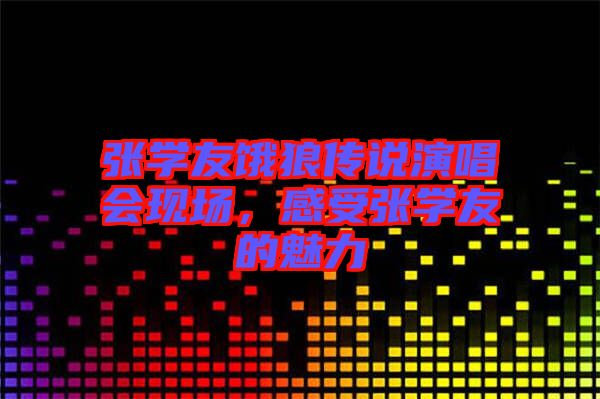 張學(xué)友餓狼傳說演唱會(huì)現(xiàn)場(chǎng),感受張學(xué)友的魅力