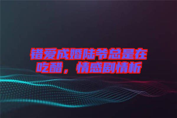錯(cuò)愛成婚陸爺總是在吃醋,情感劇情析