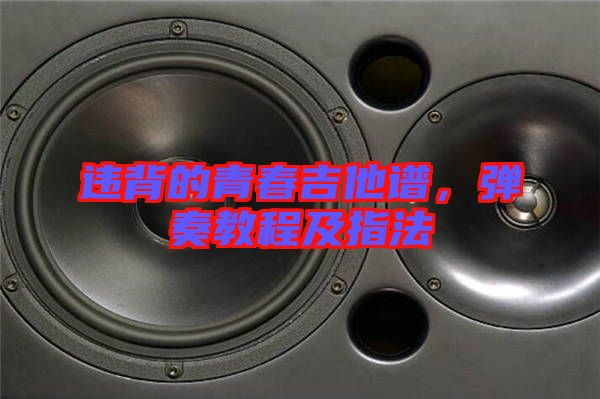 違背的青春吉他譜,彈奏教程及指法