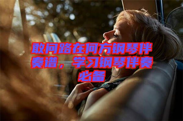 敢問路在何方鋼琴伴奏譜,學習鋼琴伴奏必備