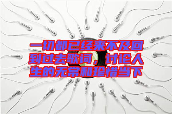 一切都已經來不及回到過去歌詞,討論人生的無常和珍惜當下