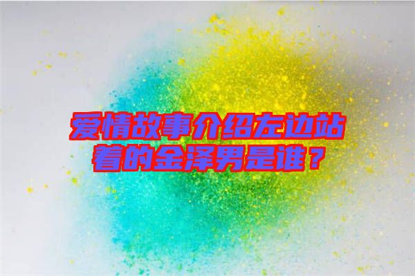愛(ài)情故事介紹左邊站著的金澤男是誰(shuí)？