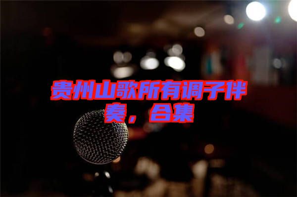 貴州山歌所有調(diào)子伴奏,合集