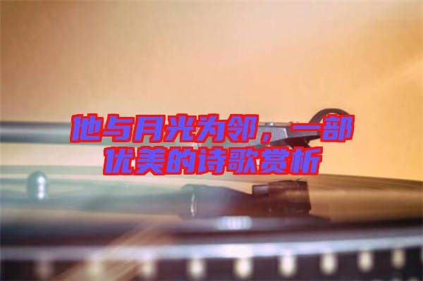 他與月光為鄰,一部?jī)?yōu)美的詩(shī)歌賞析