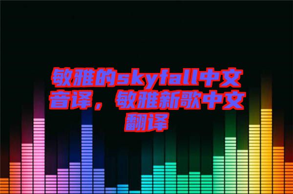 敏雅的skyfall中文音譯,敏雅新歌中文翻譯