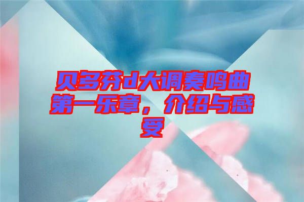 貝多芬d大調(diào)奏鳴曲第一樂(lè)章，介紹與感受