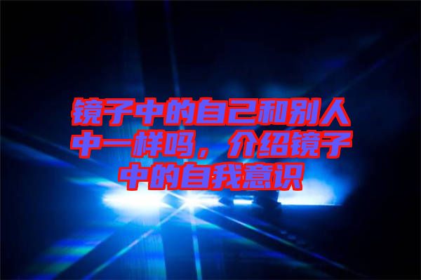 鏡子中的自己和別人中一樣嗎,介紹鏡子中的自我意識
