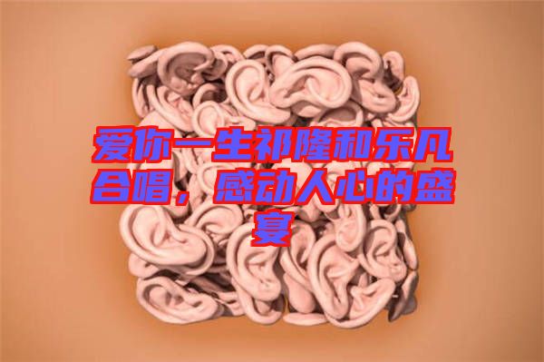 愛你一生祁隆和樂凡合唱,感動人心的盛宴