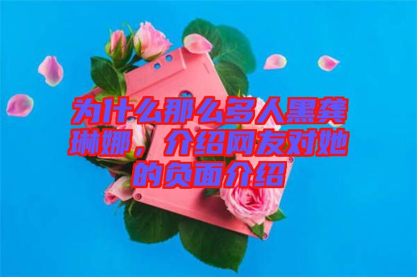 為什么那么多人黑龔琳娜,介紹網(wǎng)友對(duì)她的負(fù)面介紹