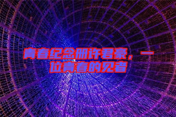 青春紀(jì)念冊(cè)許君豪,一位青春的見者