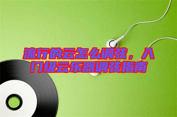 流行的云怎么調(diào)弦,入門級(jí)云樂(lè)器調(diào)弦指南