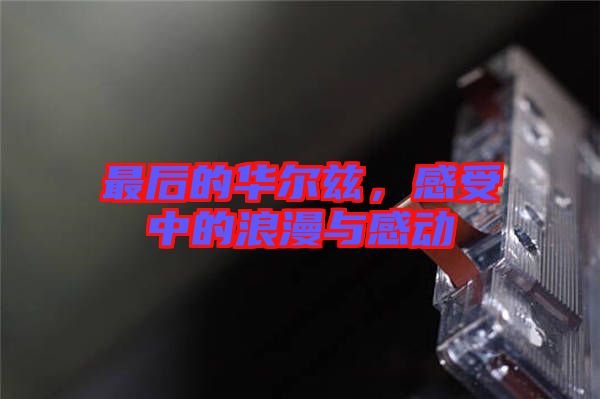 最后的華爾茲，感受中的浪漫與感動