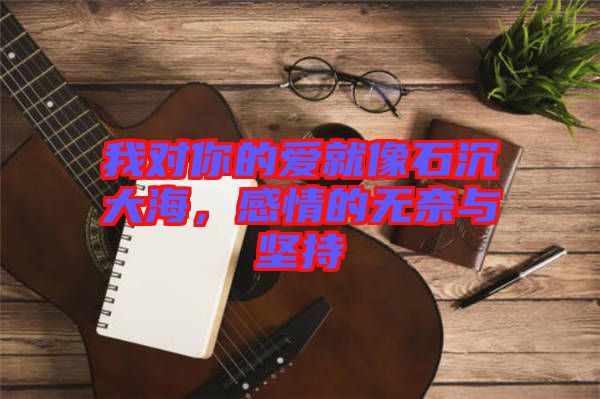 我對你的愛就像石沉大海,感情的無奈與堅(jiān)持
