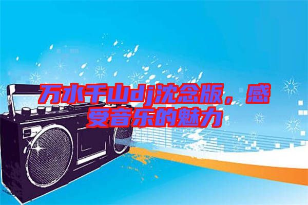 萬水千山dj沈念版,感受音樂的魅力