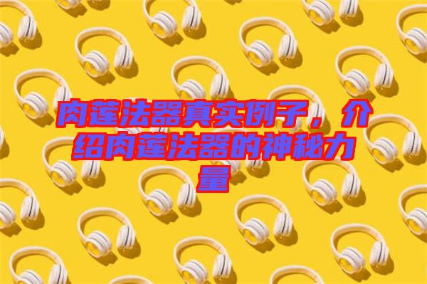 肉蓮法器真實(shí)例子,介紹肉蓮法器的神秘力量