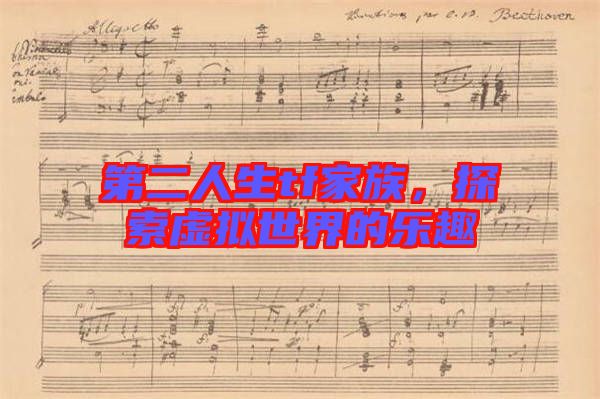 第二人生tf家族,探索虛擬世界的樂趣