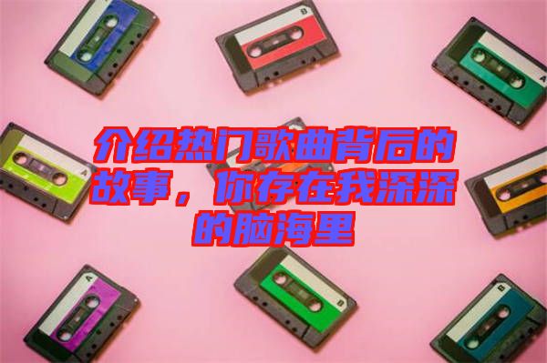 介紹熱門歌曲背后的故事,你存在我深深的腦海里
