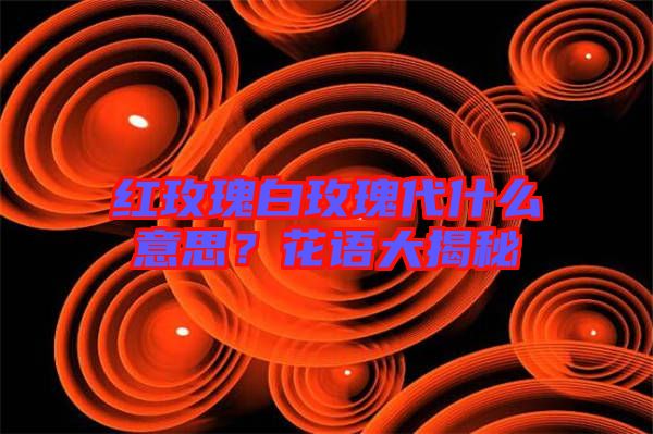 紅玫瑰白玫瑰代什么意思?花語大揭秘