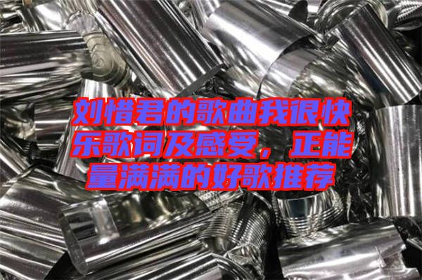 劉惜君的歌曲我很快樂歌詞及感受，正能量滿滿的好歌推薦