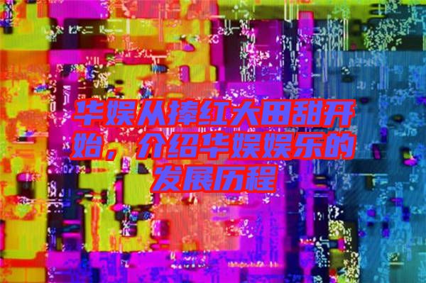 華娛從捧紅大田甜開始,介紹華娛娛樂的發(fā)展歷程