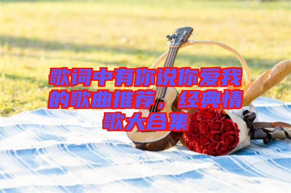 歌詞中有你說你愛我的歌曲推薦,經典情歌大合集