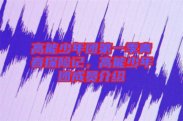 高能少年團(tuán)第一季青春探險(xiǎn)記,高能少年團(tuán)成員介紹
