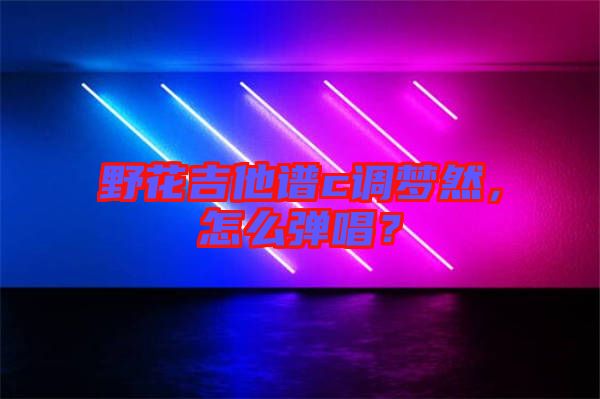 野花吉他譜c調(diào)夢然,怎么彈唱?