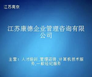 江蘇康德企業管理咨詢 專業驅動，賦能江蘇信息技術咨詢服務升級